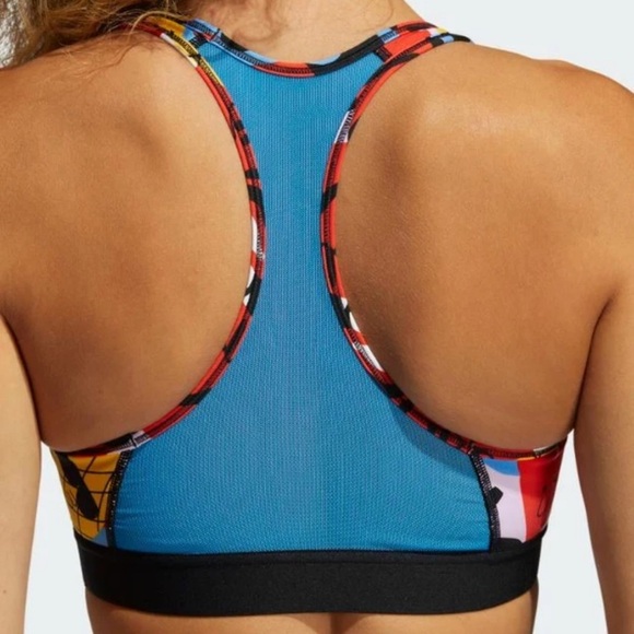 Adidas Egle Zvirblyte Multicolor Sports Bra - Picture 4 of 5